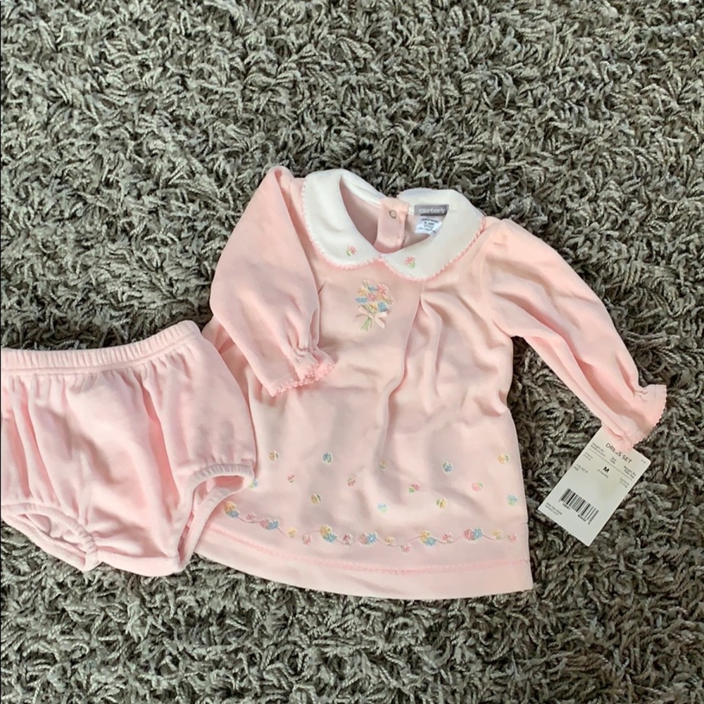 Carters Pink Dress 6 mos NWT!